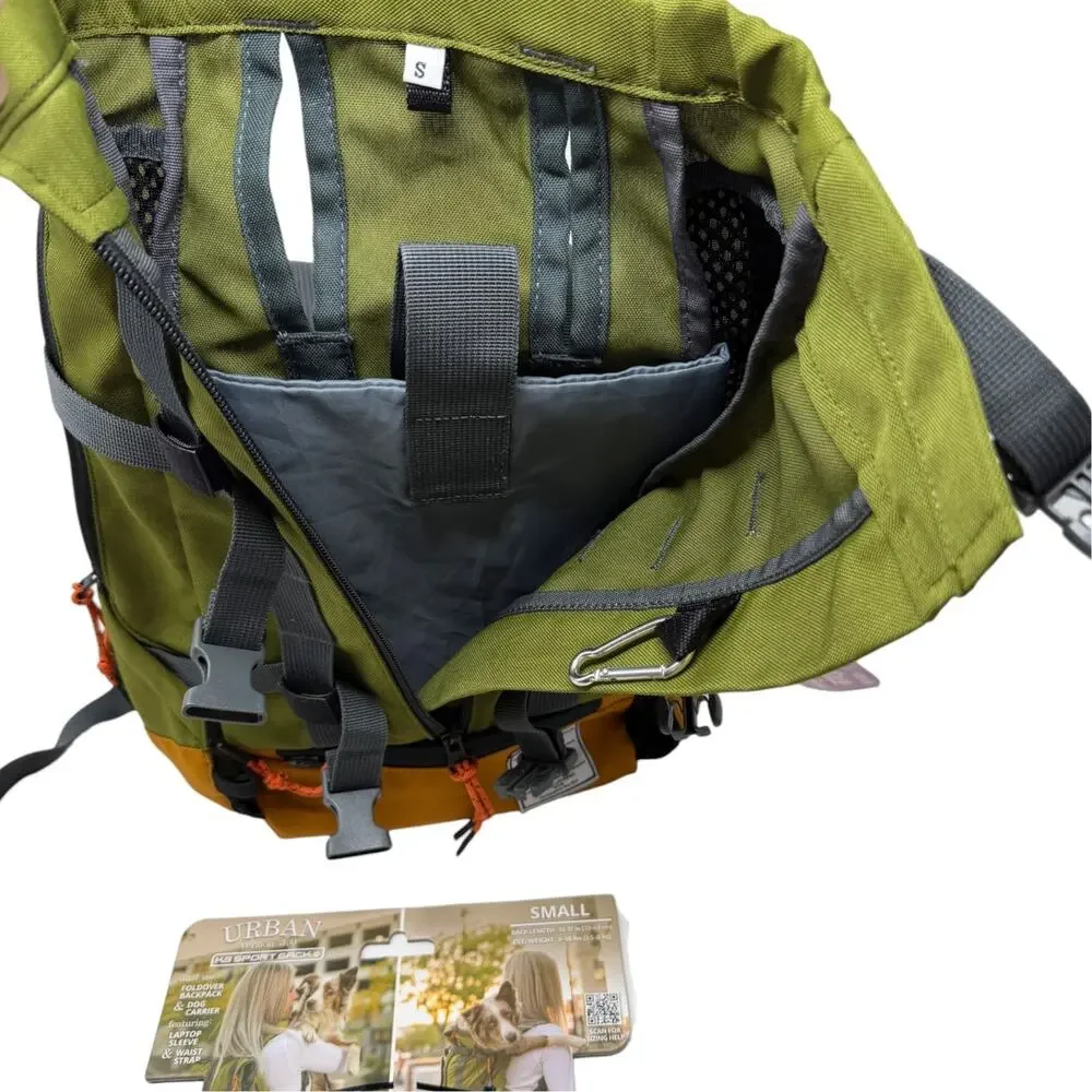 NWT URBAN 3 Dual Use Dog Carrier and Traditional Backpack K9 Sack Travel Small